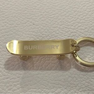 Burberry Gold Skateboard Keyring